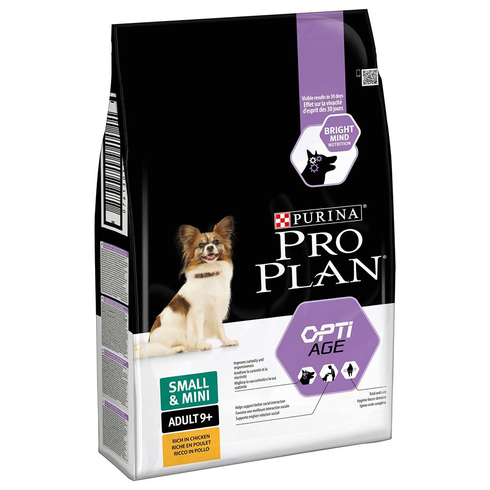 PURINA PRO PLAN Small & Mini Adult 9+ OPTIAGE – 7 kg – TailSense